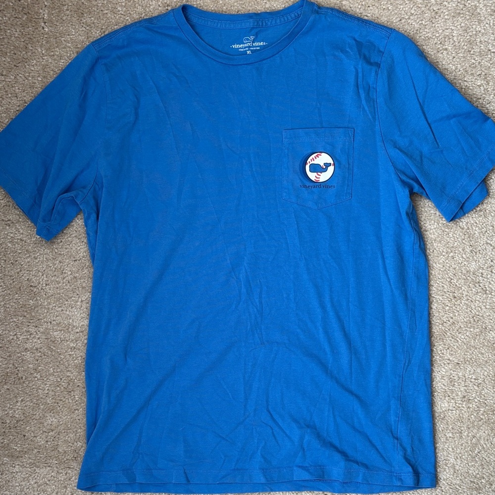 Vineyard Vines Vibrant Blue Short Sleeve Tee